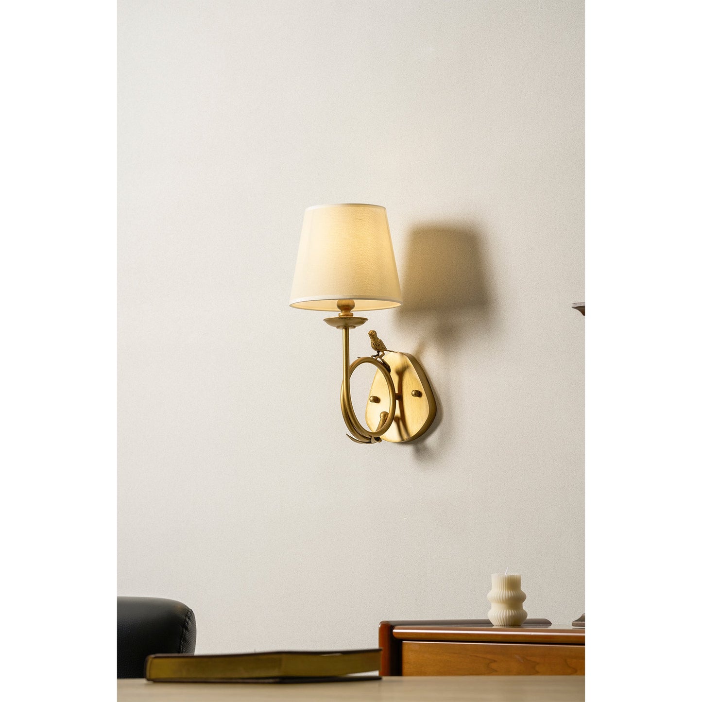 Calara Fabric Wall Sconce
