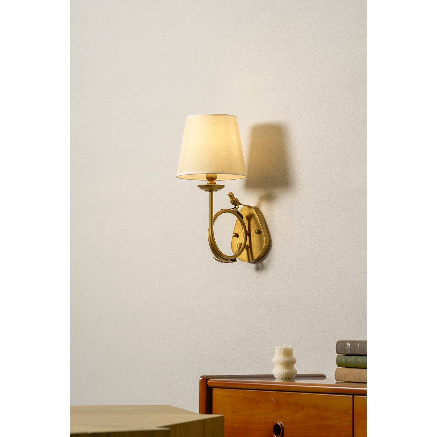 Calara Fabric Wall Sconce
