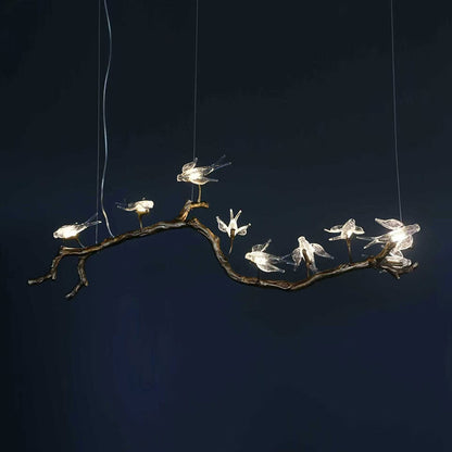 Bird Song Branching Linear Chandelier