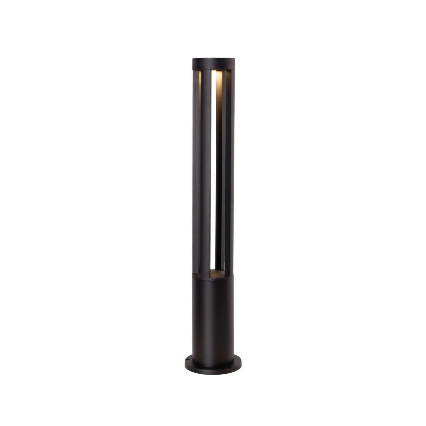 Black Cylindrical Garden Outdoor Light