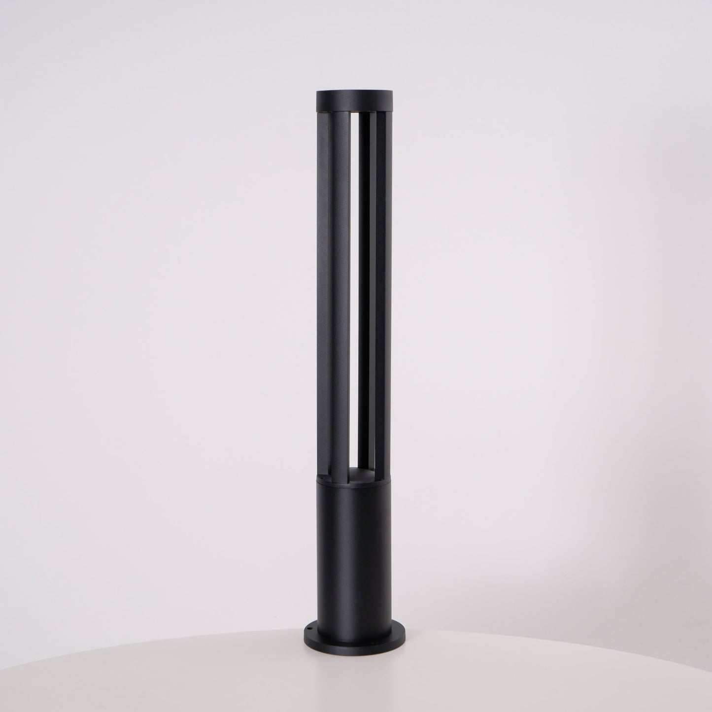 Black Cylindrical Garden Outdoor Light