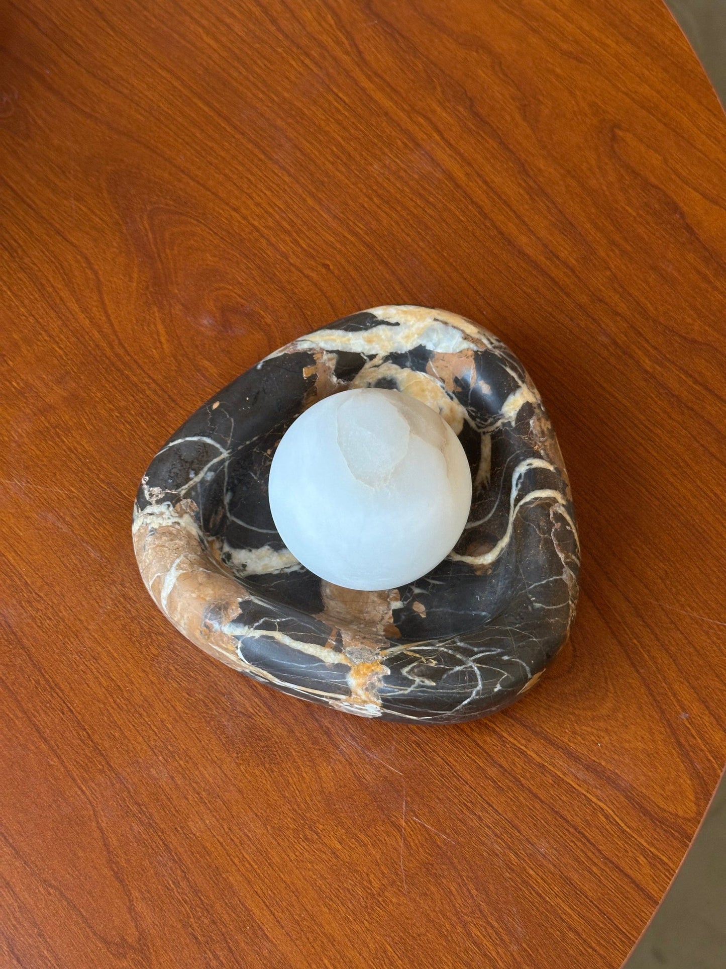 Black Pearl Marble Wall Lamp