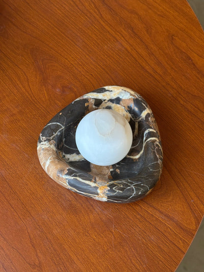Black Pearl Marble Wall Lamp