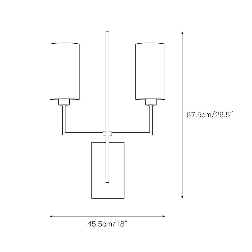 Twin Blade Sconce