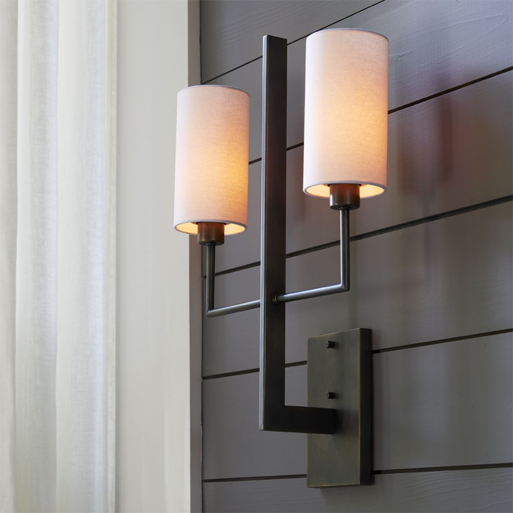 Twin Blade Sconce