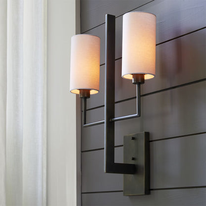 Twin Blade Sconce