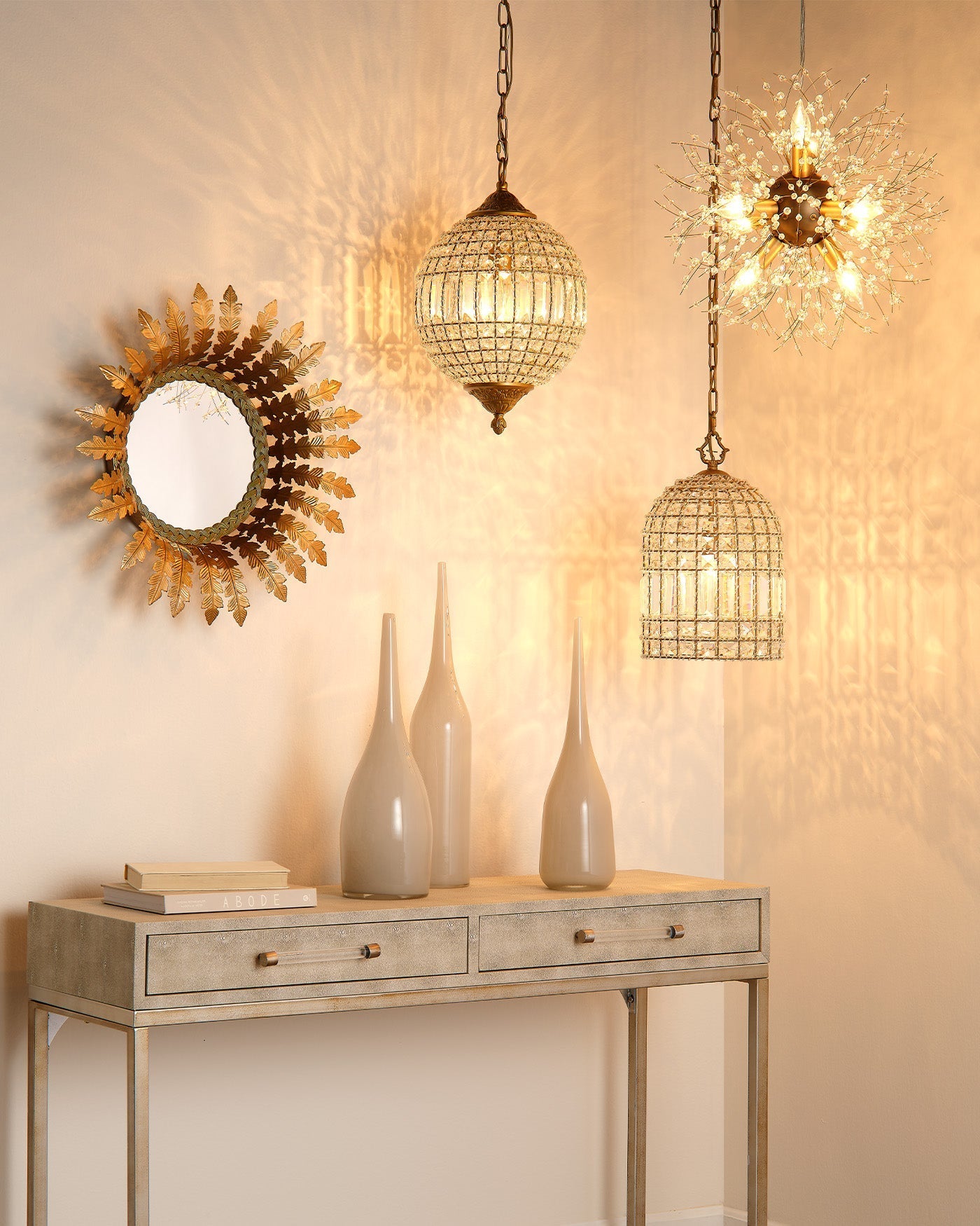 Zelie Crystal Pendant Lamp
