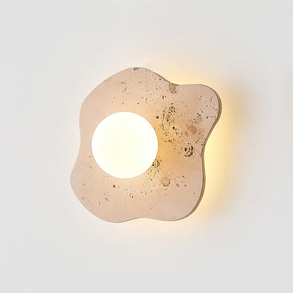 Nevor Travertine Wall Lamp