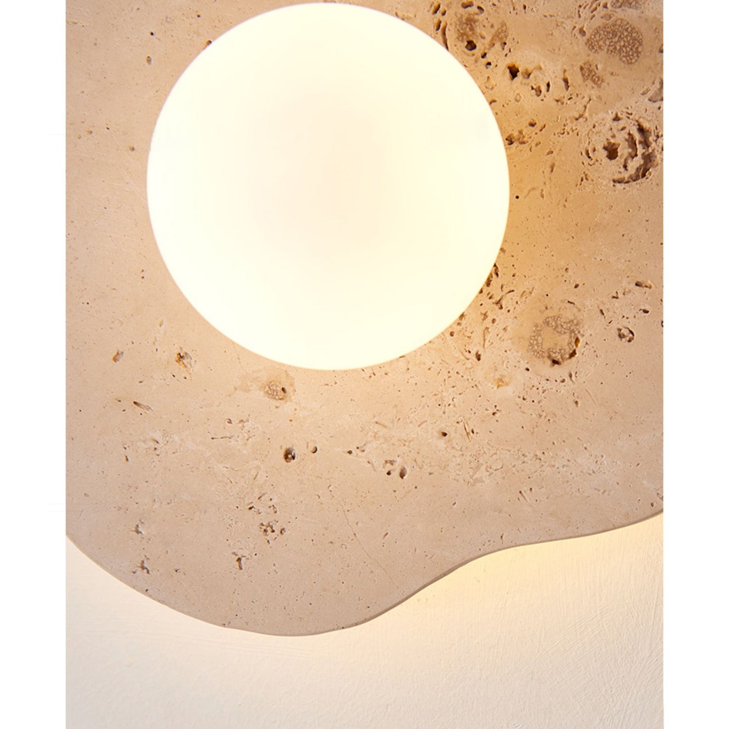 Nevor Travertine Wall Lamp