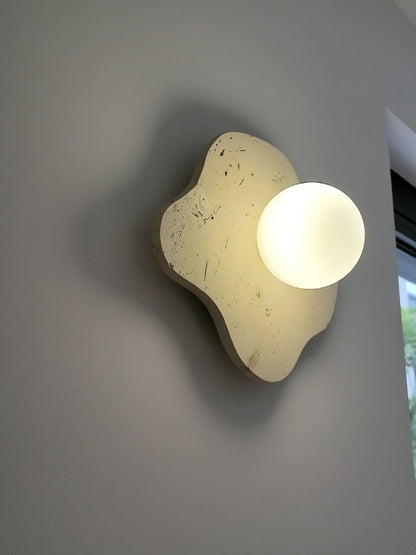 Nevor Travertine Wall Lamp