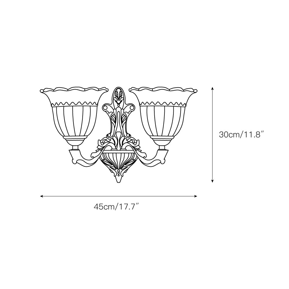 Vesor Flower Brass Sconce
