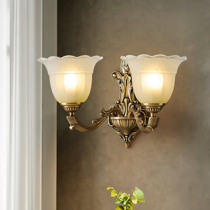 Vesor Flower Brass Sconce
