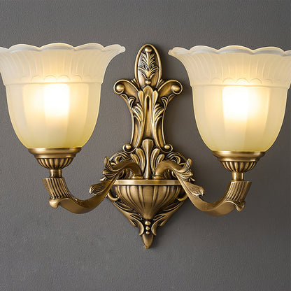 Vesor Flower Brass Sconce