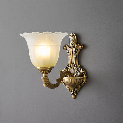 Vesor Flower Brass Sconce