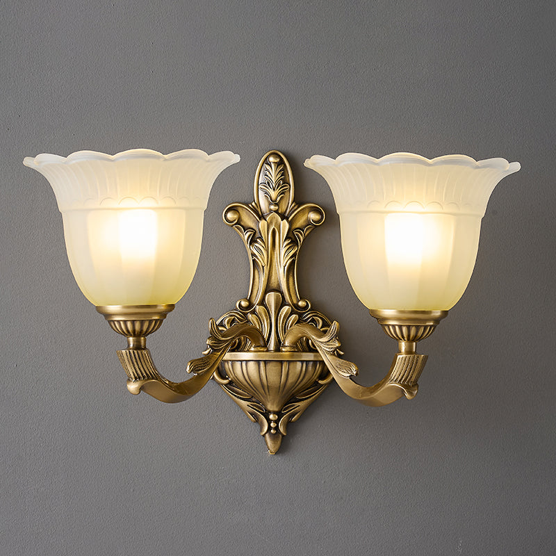 Vesor Flower Brass Sconce