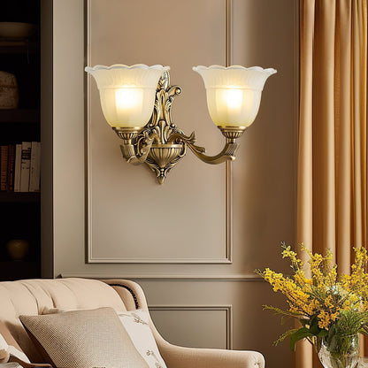 Vesor Flower Brass Sconce