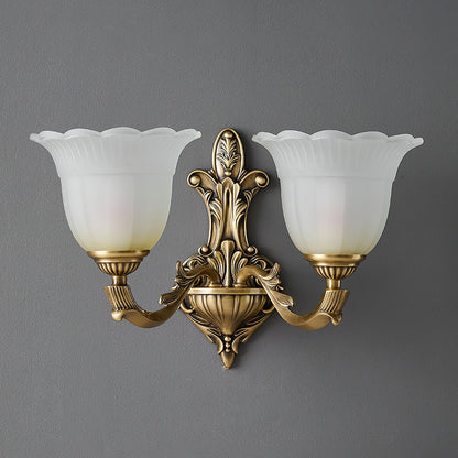 Vesor Flower Brass Sconce