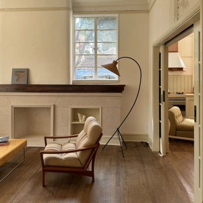 Auguste Rattan Floor Lamp