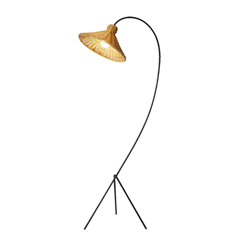 Auguste Rattan Floor Lamp