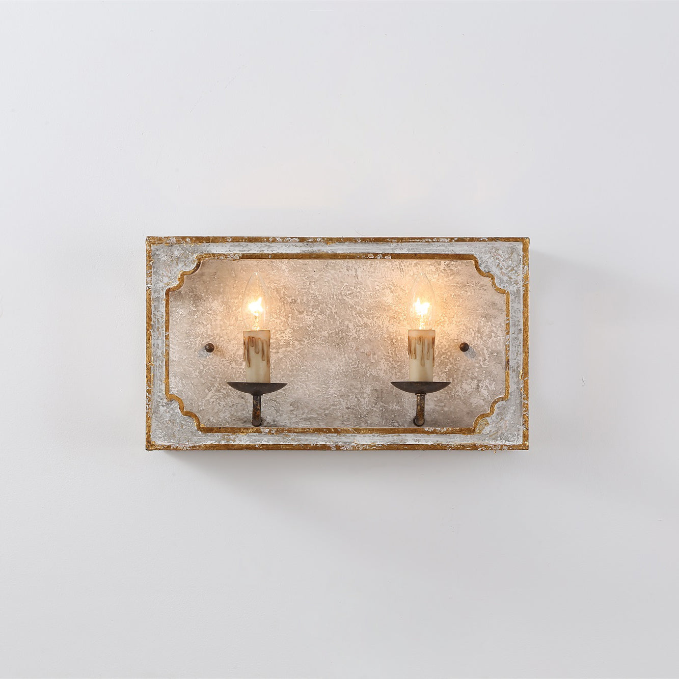 Vaxholm Rustic Cube Sconce