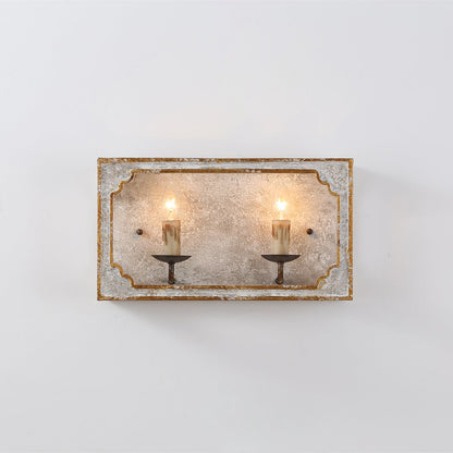 Vaxholm Rustic Cube Sconce