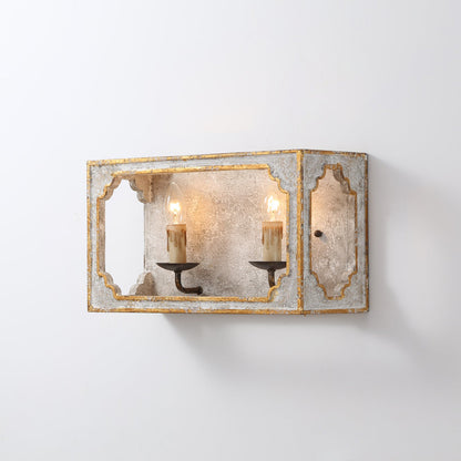 Vaxholm Rustic Cube Sconce