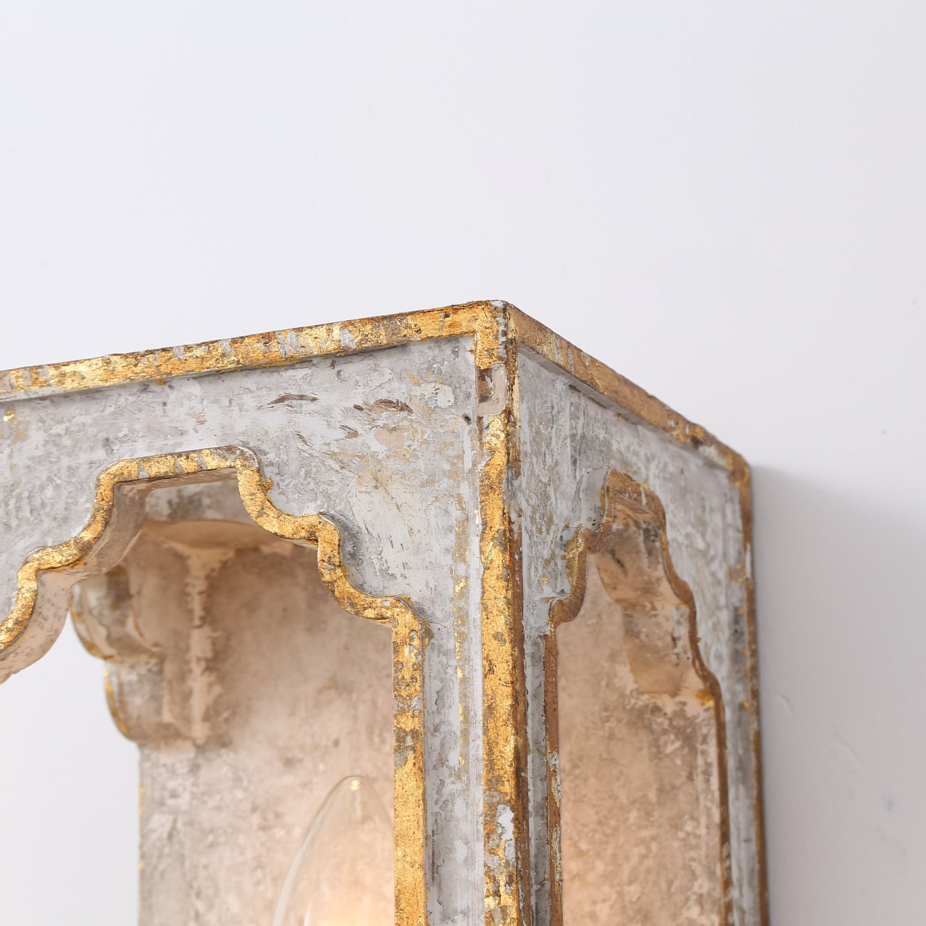 Vaxholm Rustic Cube Sconce