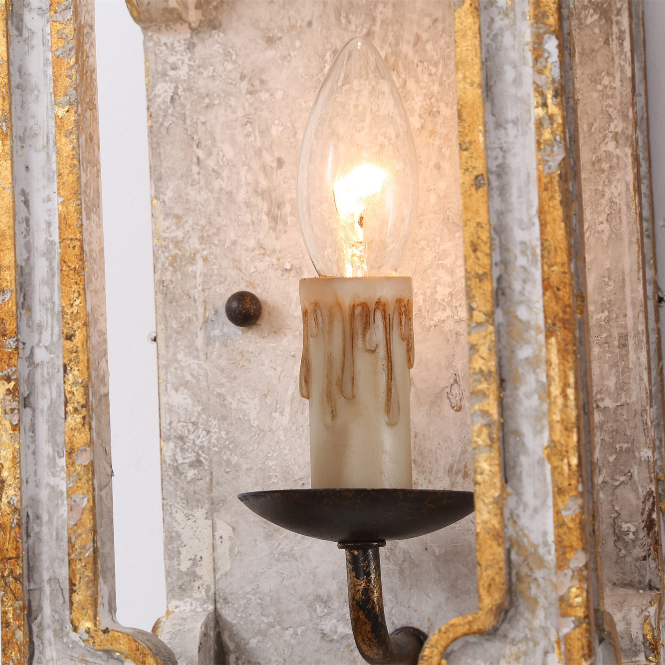 Vaxholm Rustic Cube Sconce