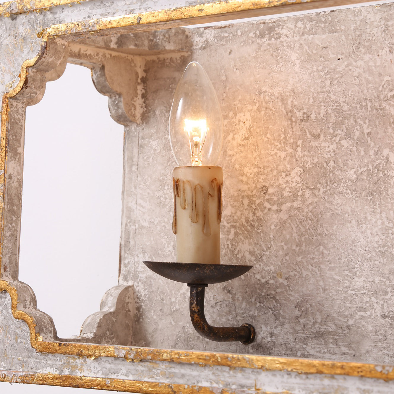 Vaxholm Rustic Cube Sconce