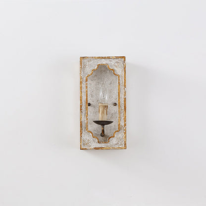 Vaxholm Rustic Cube Sconce