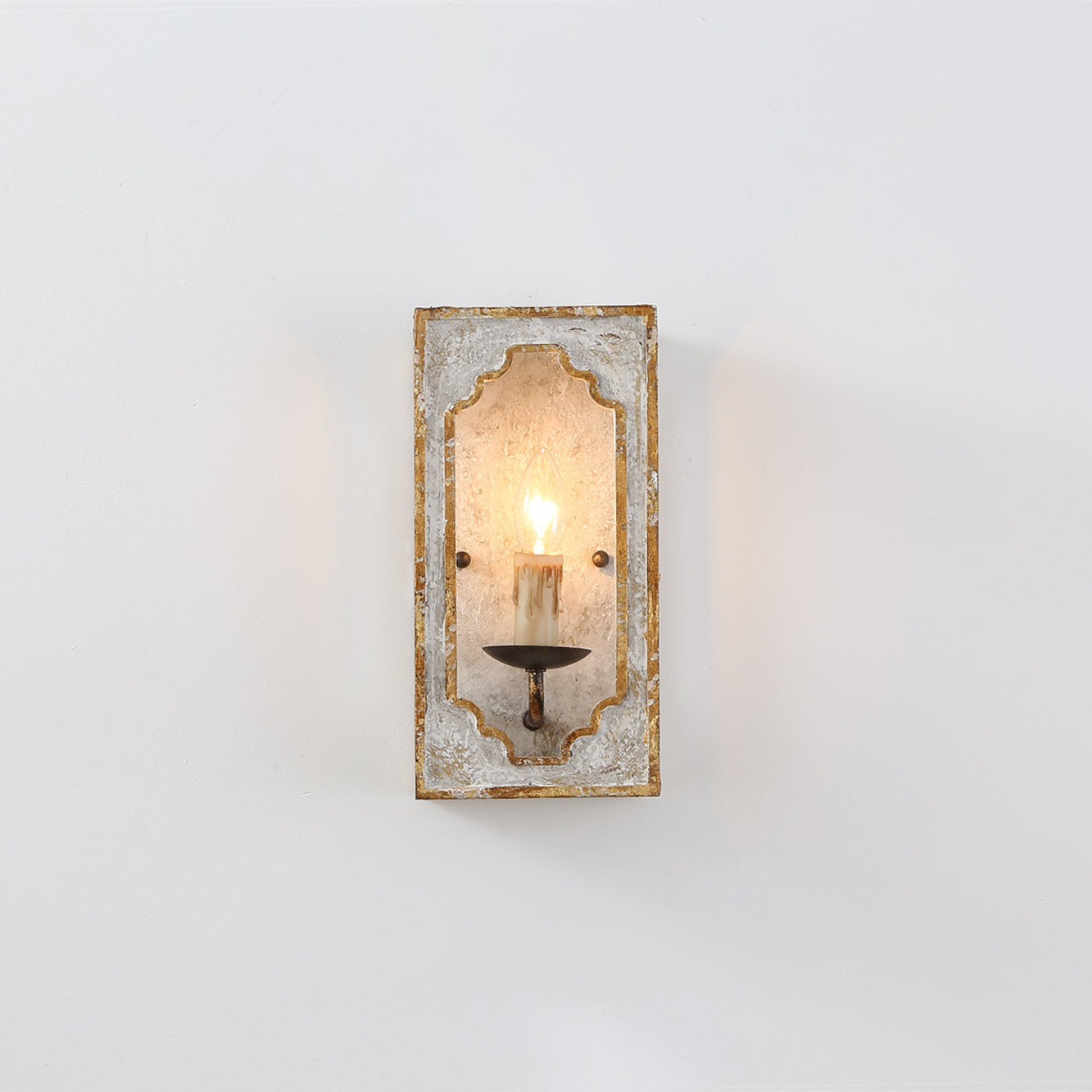 Vaxholm Rustic Cube Sconce
