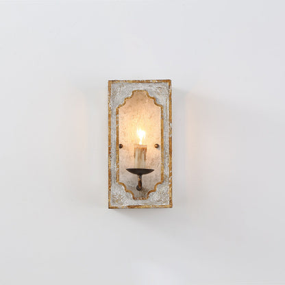 Vaxholm Rustic Cube Sconce
