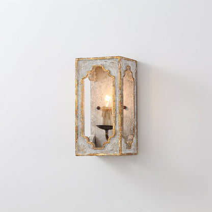 Vaxholm Rustic Cube Sconce