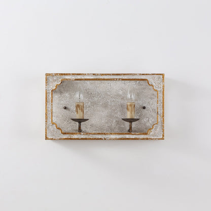Vaxholm Rustic Cube Sconce