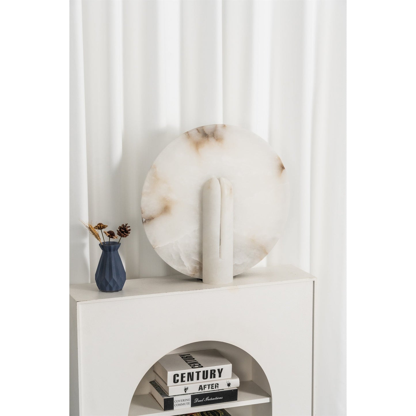 Astilbe Alabaster Table Lamp