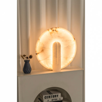 Astilbe Alabaster Table Lamp