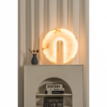 Astilbe Alabaster Table Lamp