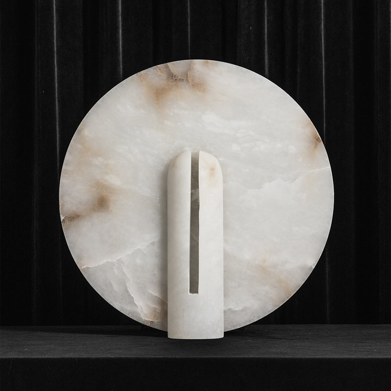 Astilbe Alabaster Table Lamp