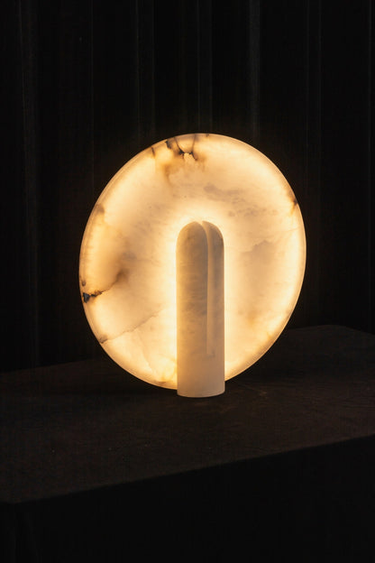 Astilbe Alabaster Table Lamp