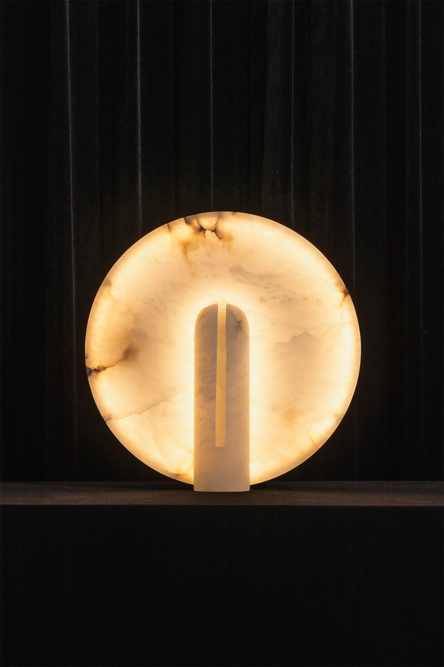 Astilbe Alabaster Table Lamp