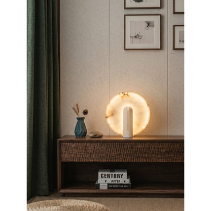 Astilbe Alabaster Table Lamp
