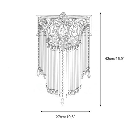 Velo Tie Crystal Wall Lamp