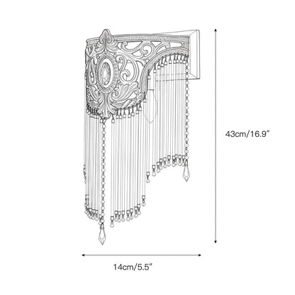 Velo Tie Crystal Wall Lamp