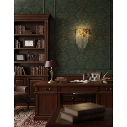 Velo Tie Crystal Wall Lamp