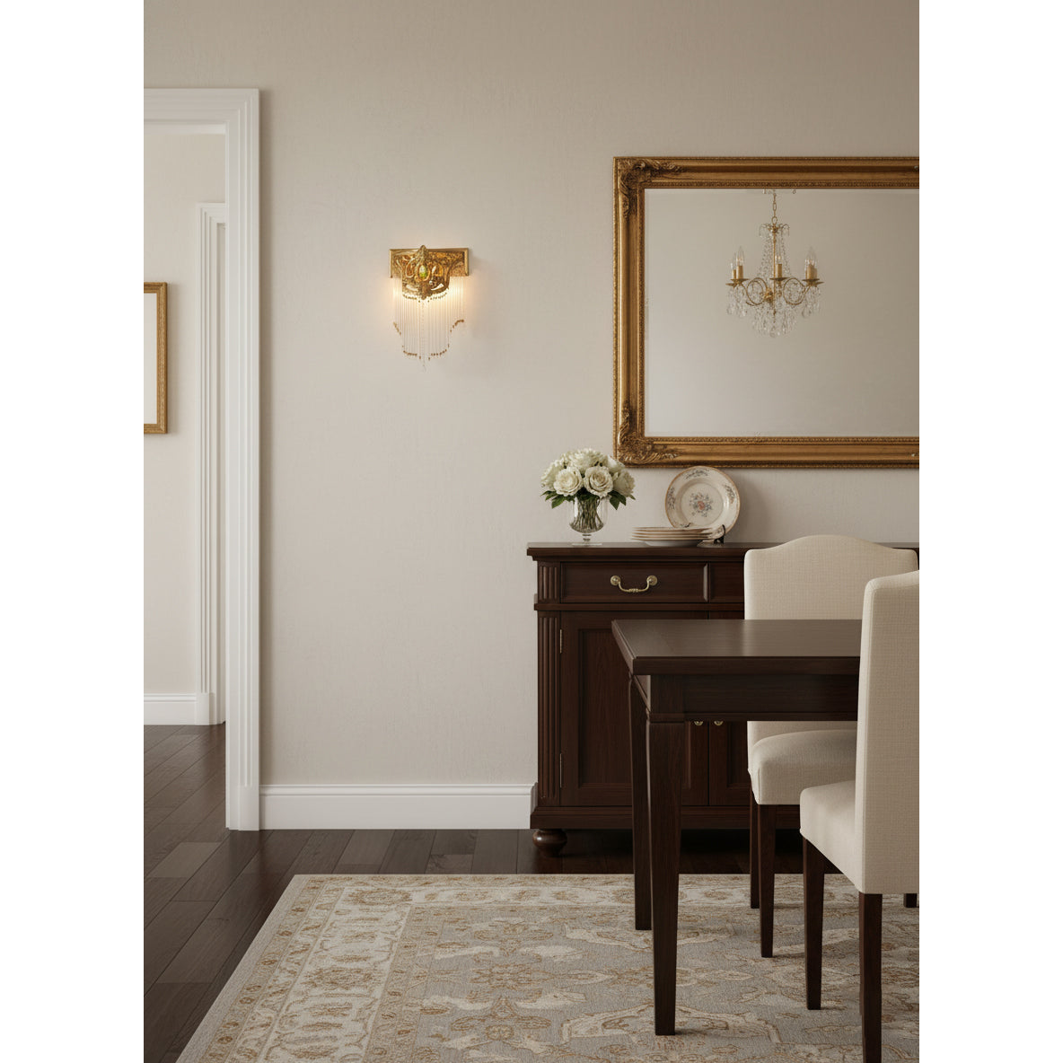 Velo Tie Crystal Wall Lamp