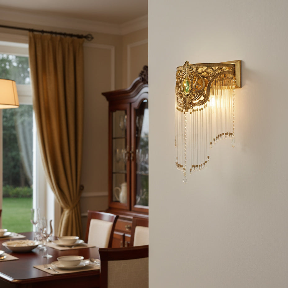 Velo Tie Crystal Wall Lamp