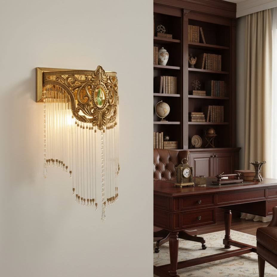 Velo Tie Crystal Wall Lamp