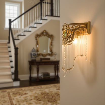 Velo Tie Crystal Wall Lamp