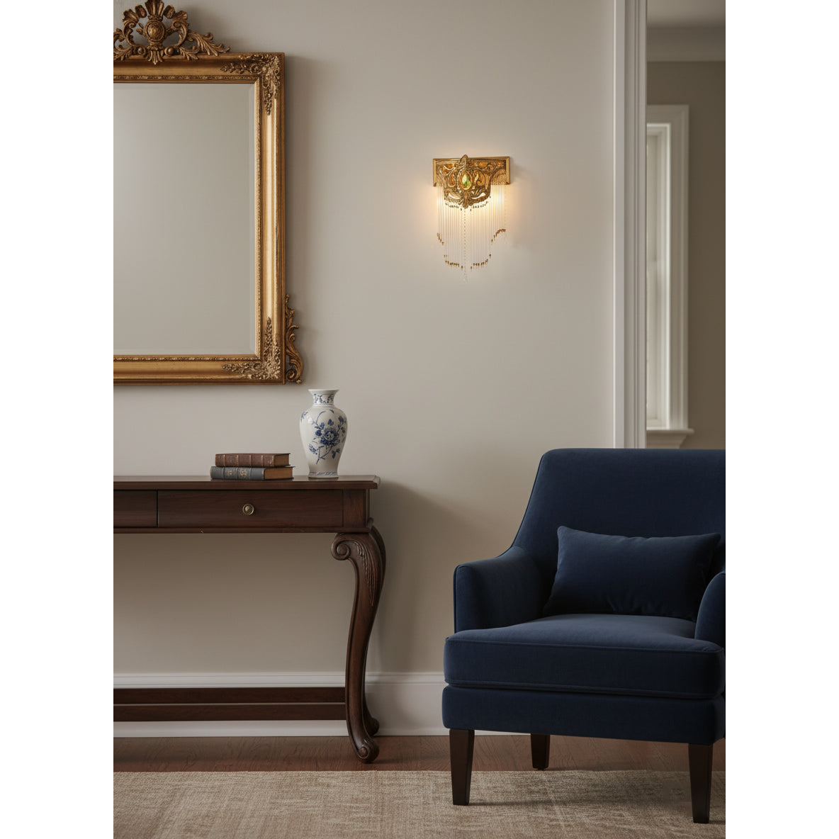 Velo Tie Crystal Wall Lamp