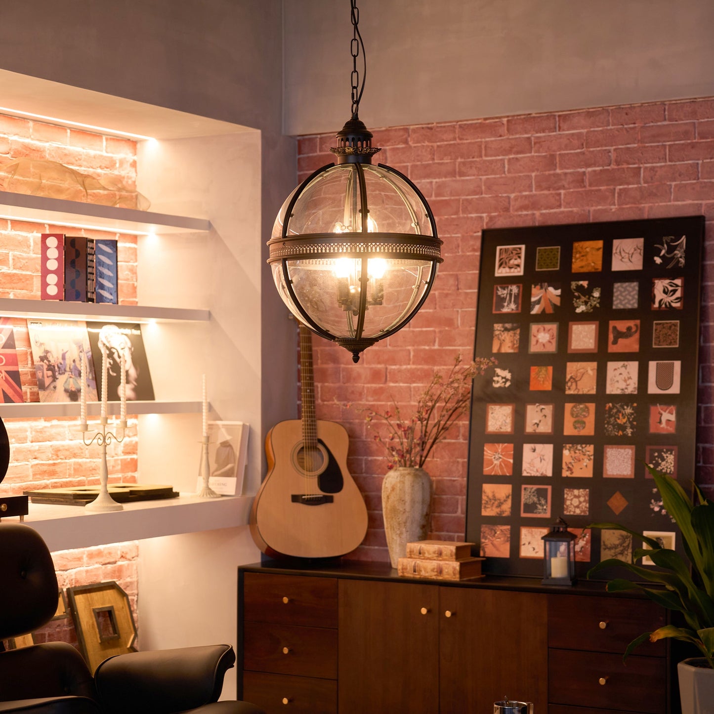 Fuchsia Pendant Light